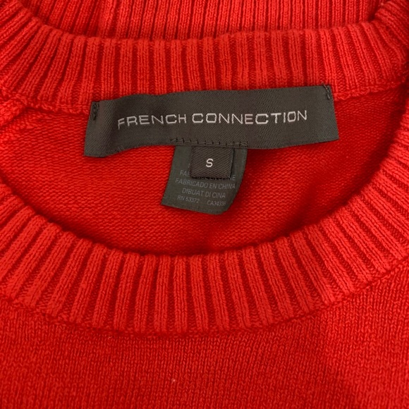 French Connection Red Crewneck Sweater - Picture 2 of 5